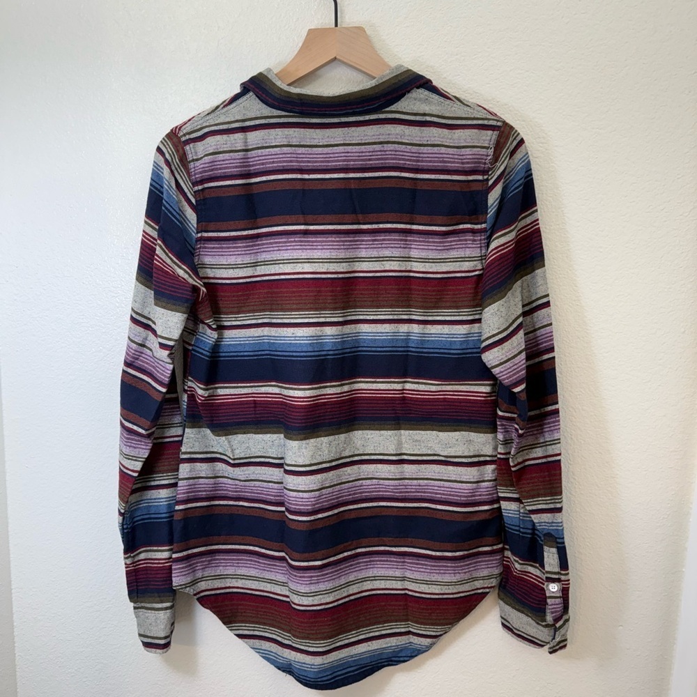Roxy Camp Site Multi Striped Long Sleeve Top - Size M - Picture 7 of 10